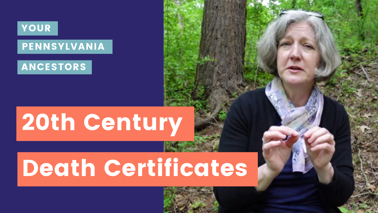 Podcast Episode 39: Starting with a 20th Century Death Certificate