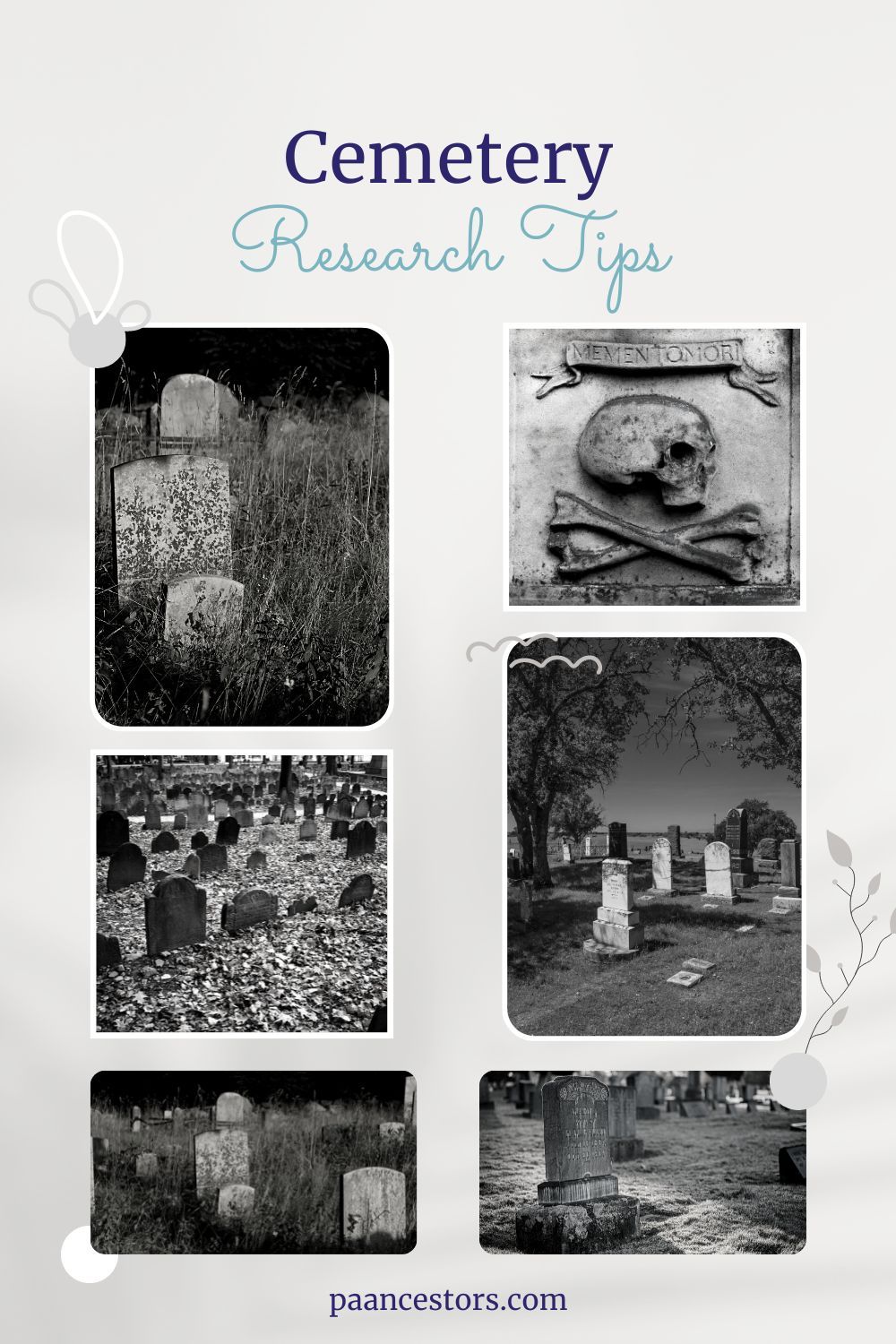 Three Tips for Preparing for a Cemetery Trip