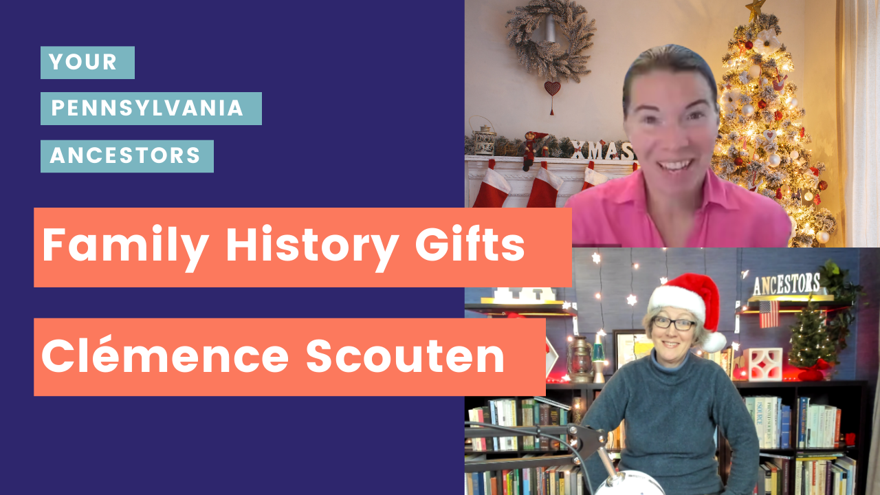 Podcast Episode 62: Easy Family History Gifts with Clémence Scouten