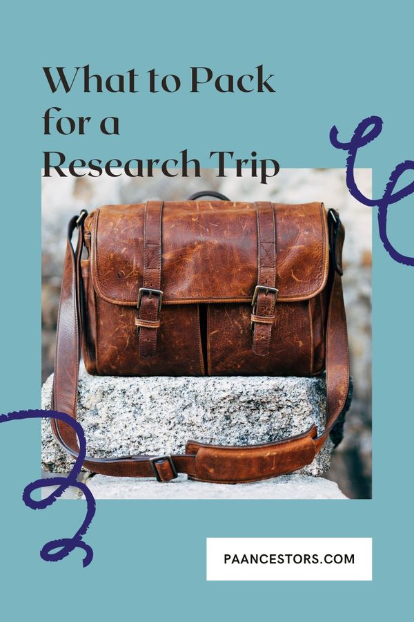 What to Bring for Genealogy Research in an Archive