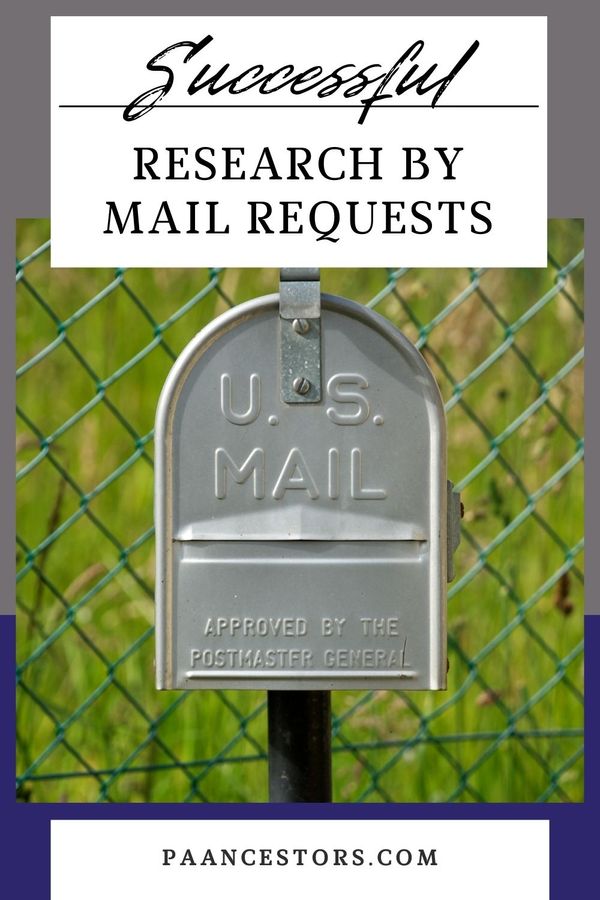 Successful Genealogy Research Requests by Mail