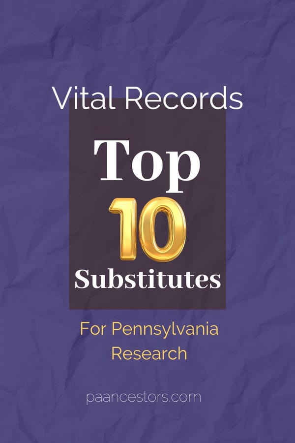 Discover 10 Substitutes for Vital Records in Pennsylvania